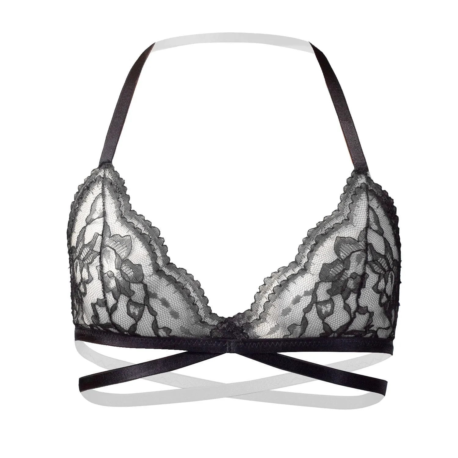 Classic Sheer Lace Bra & Panty Set