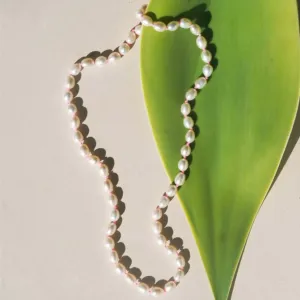 Cluster Pearl Necklace