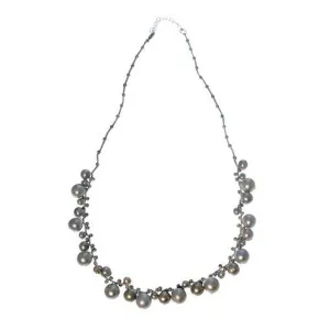 Cluster Pearl Necklace