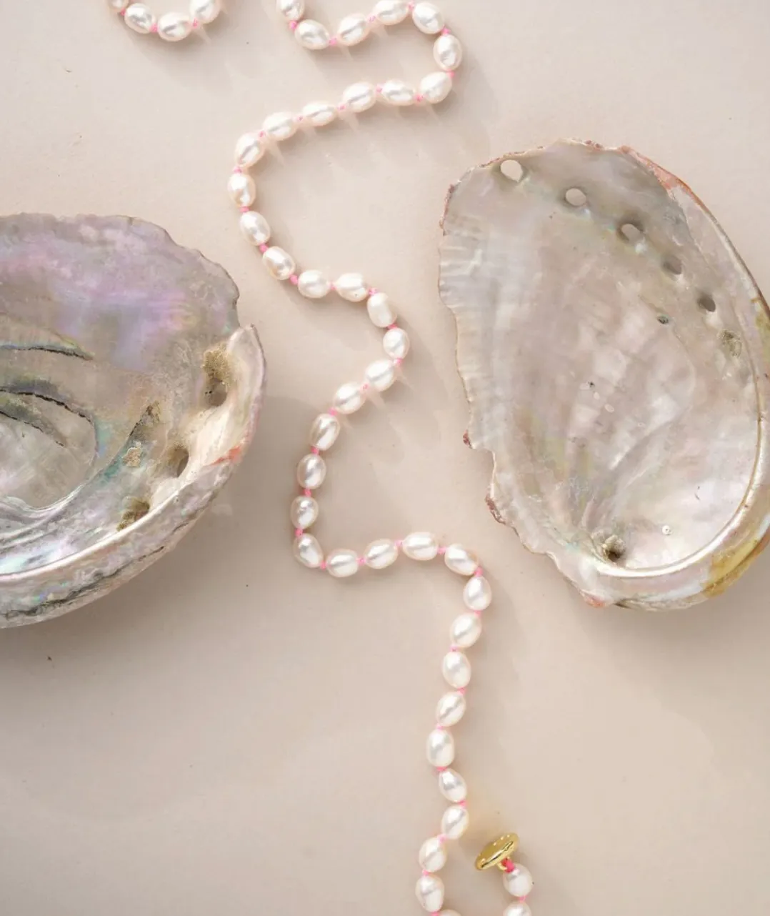 Cluster Pearl Necklace