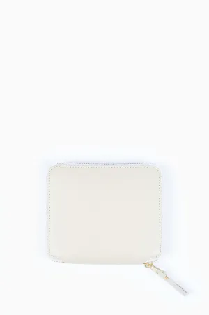COMME DES GARCONS CLASSIC LEATHER LINE WALLET SA2100 OFF WHITE