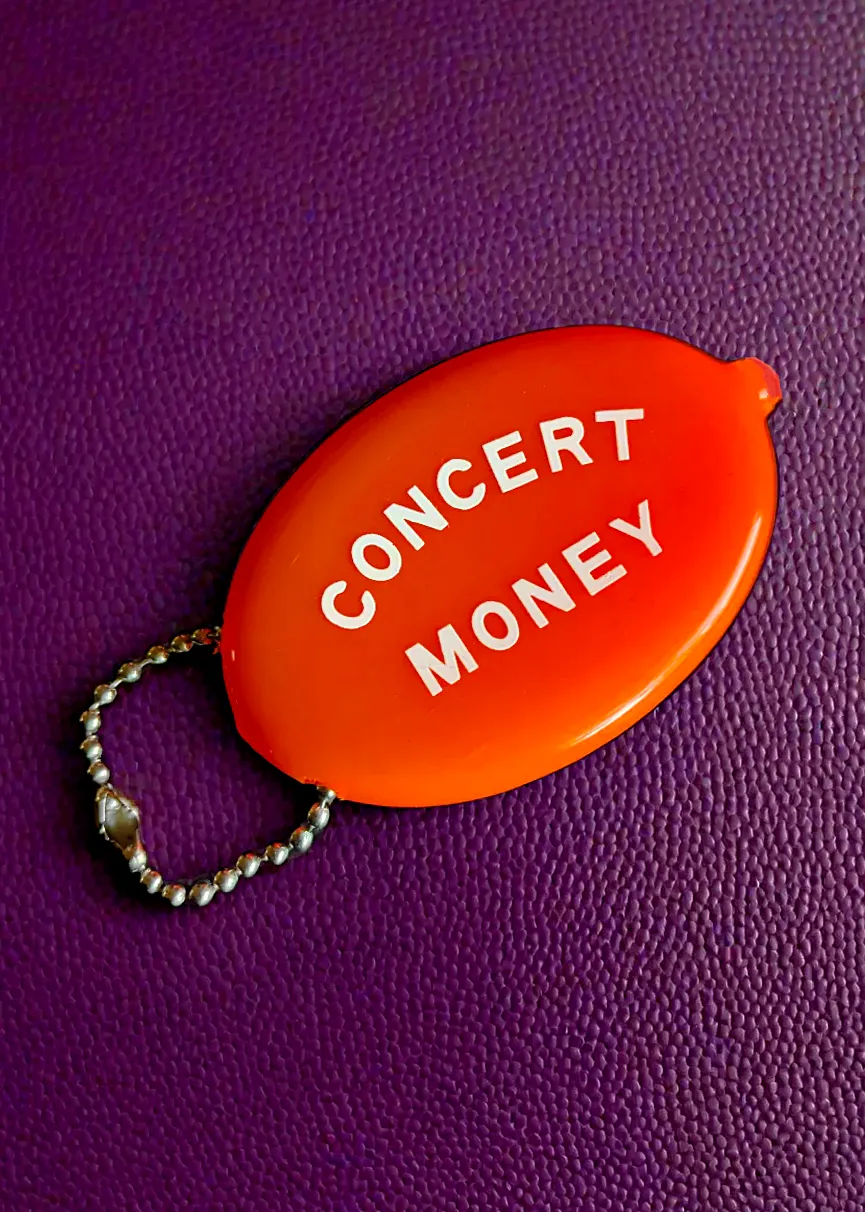 Concert Money Coin Pouch