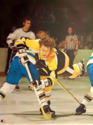 Copy of VINTAGE 1973 BOSTON BRUINS BOBBY ORR POSTER