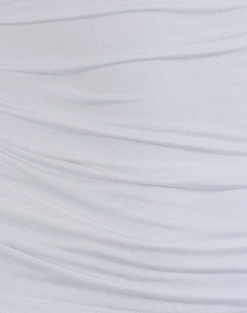 Cosimo Halterneck Top in White