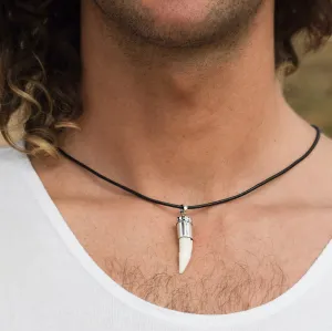 Crocodile Tooth Pendant s36