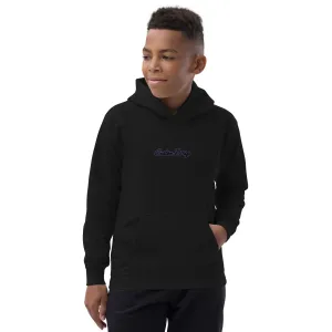 Custom Drip's Purple & Black logo Kids Hoodie