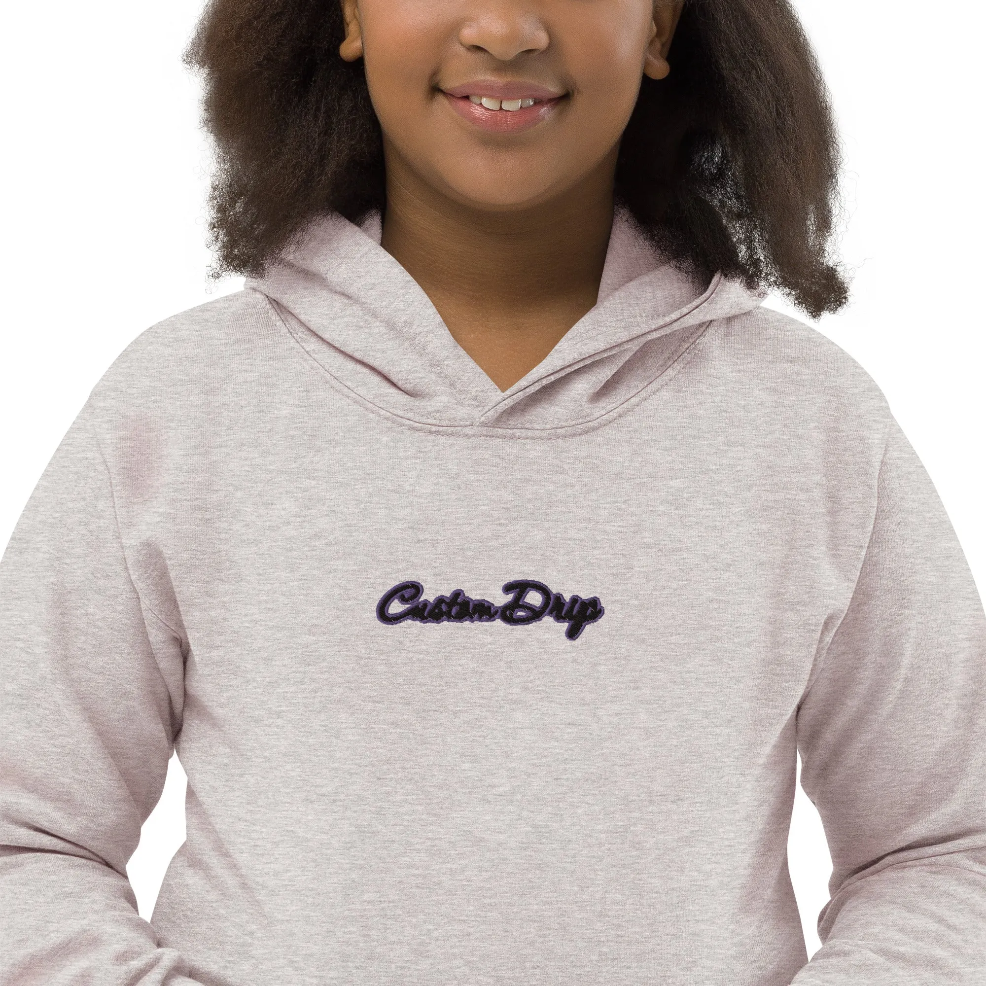 Custom Drip's Purple & Black logo Kids Hoodie