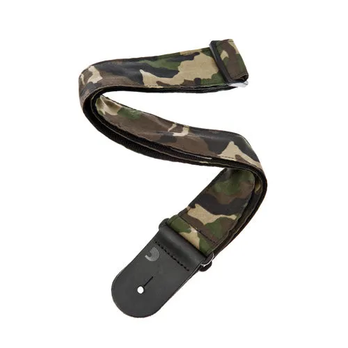 D'addario Guitar Strap 2" Camo
