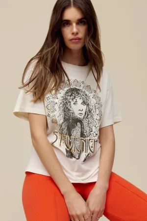 daydreamer: stevie nicks metallic boyfriend tee-stone vintage
