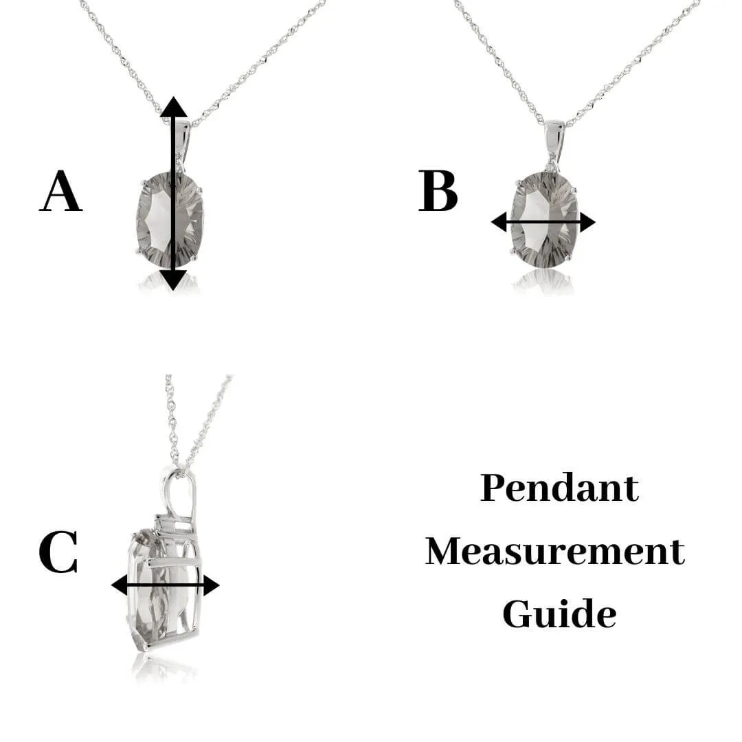 Diamond Circle Pendant with Chain