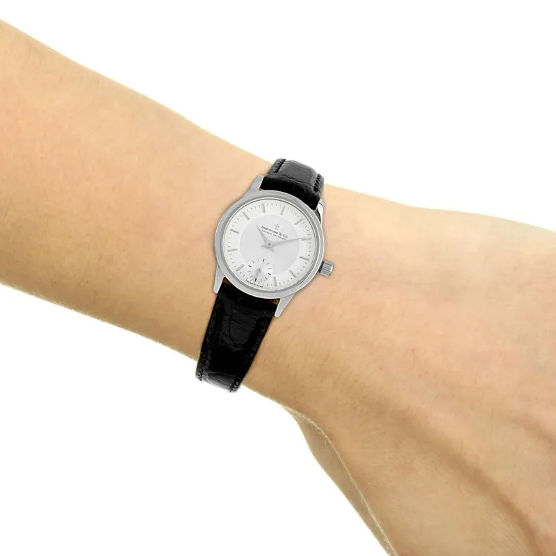 Dreyfuss Co 1946 Stainless Steel DLS00001/02 Leather Ladies Watch