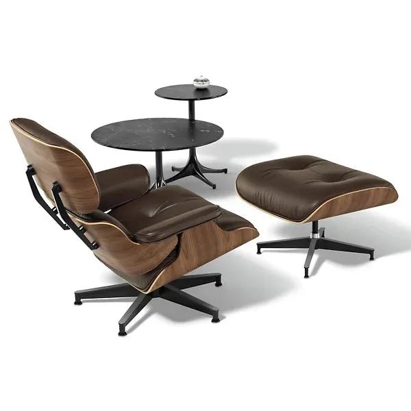 Eames Lounge Chair with Ottoman by Charles & Ray Eames for Herman Miller Classic