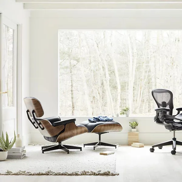 Eames Lounge Chair with Ottoman by Charles & Ray Eames for Herman Miller Classic