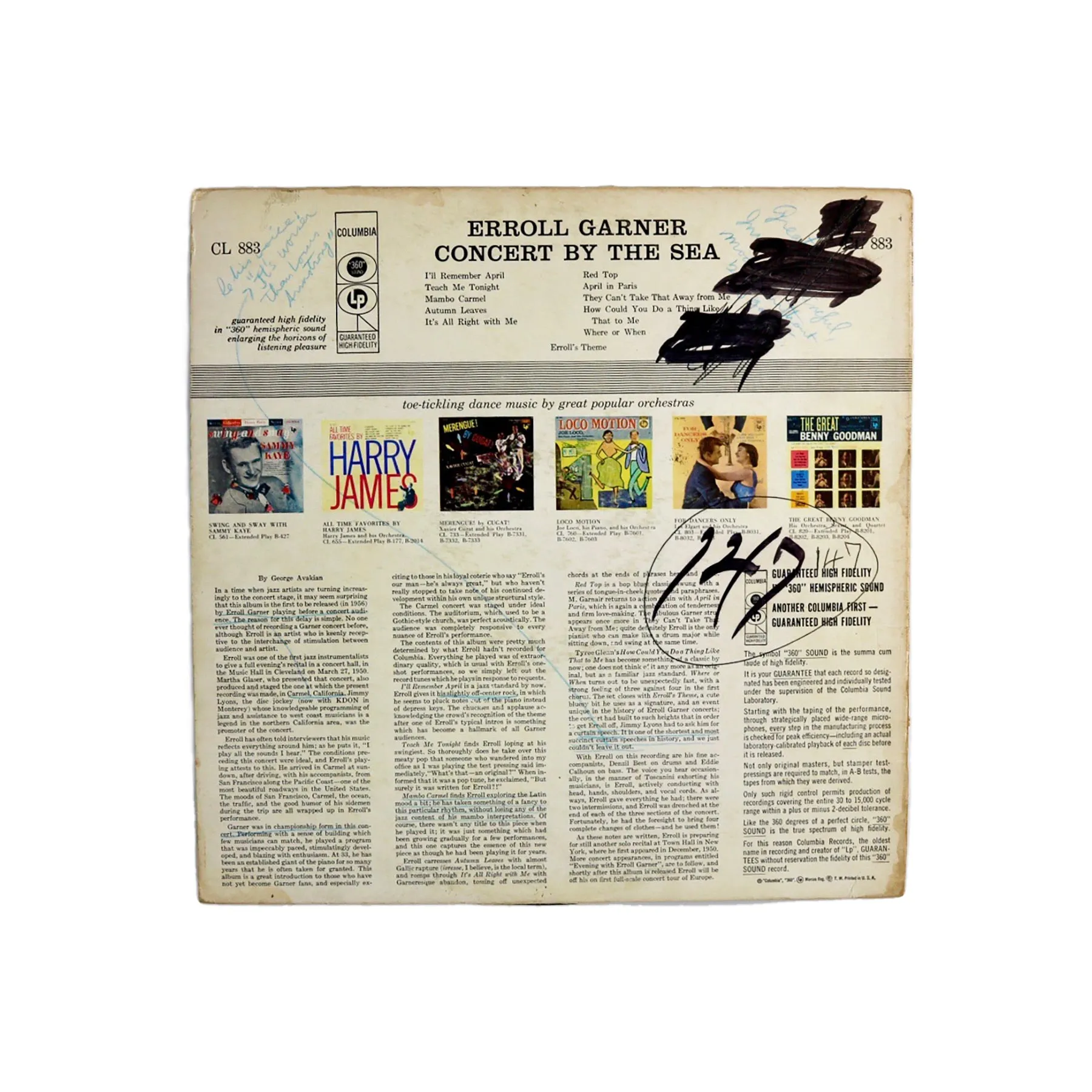 Erroll Garner, "Concert by the Sea"