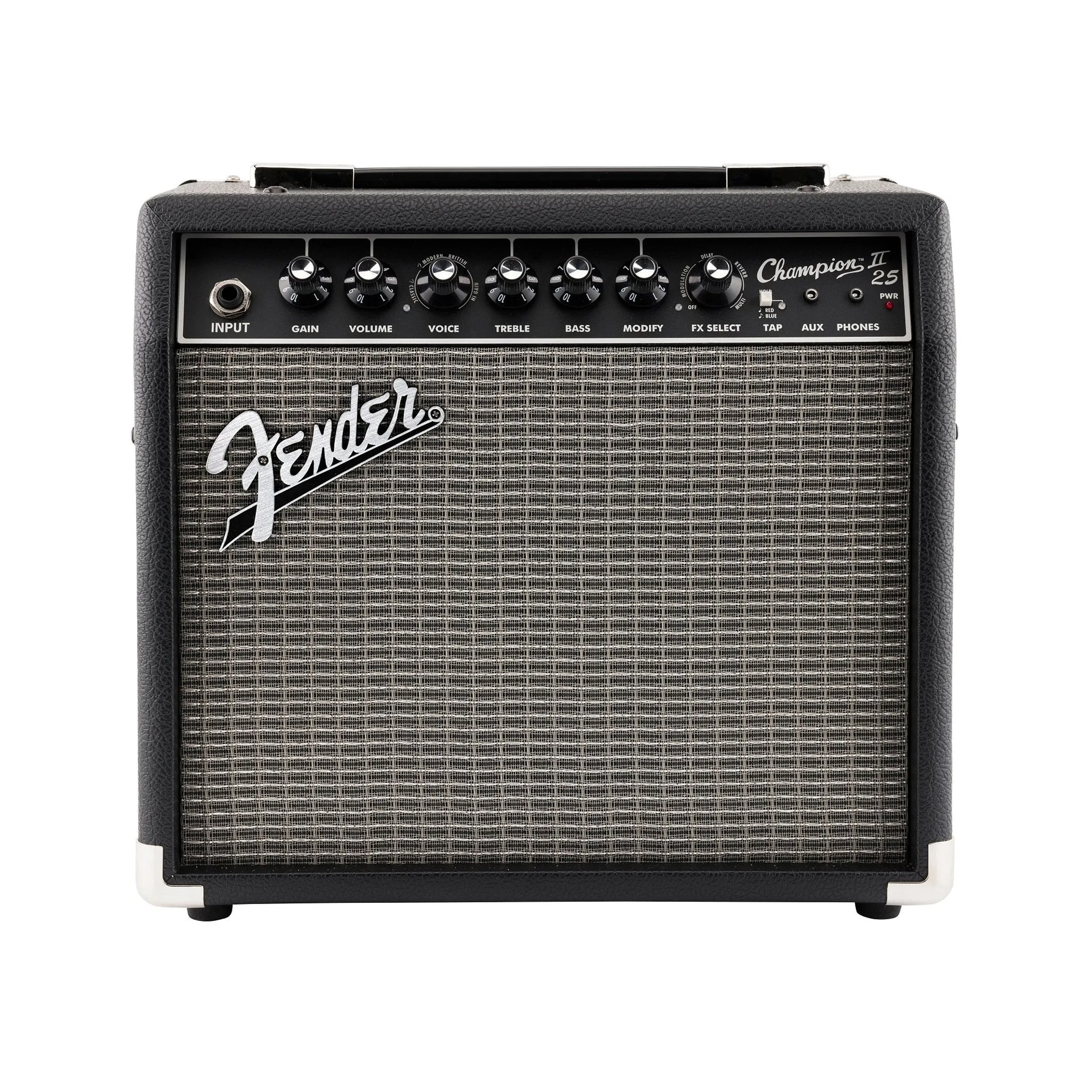 Fender Champion II 25 Guitar Combo Amplifier, 230V UK
