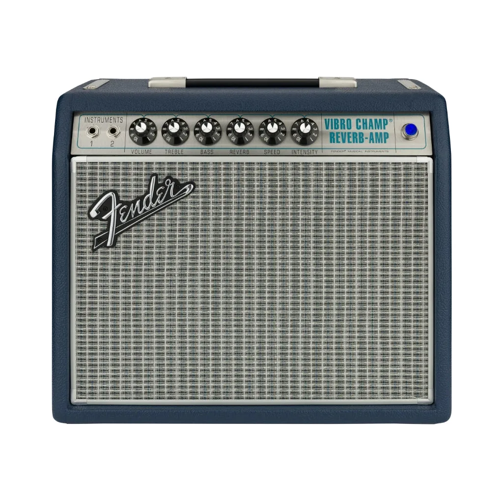 Fender Limited Edition 68 Custom Vibro Champ in Navy Blue