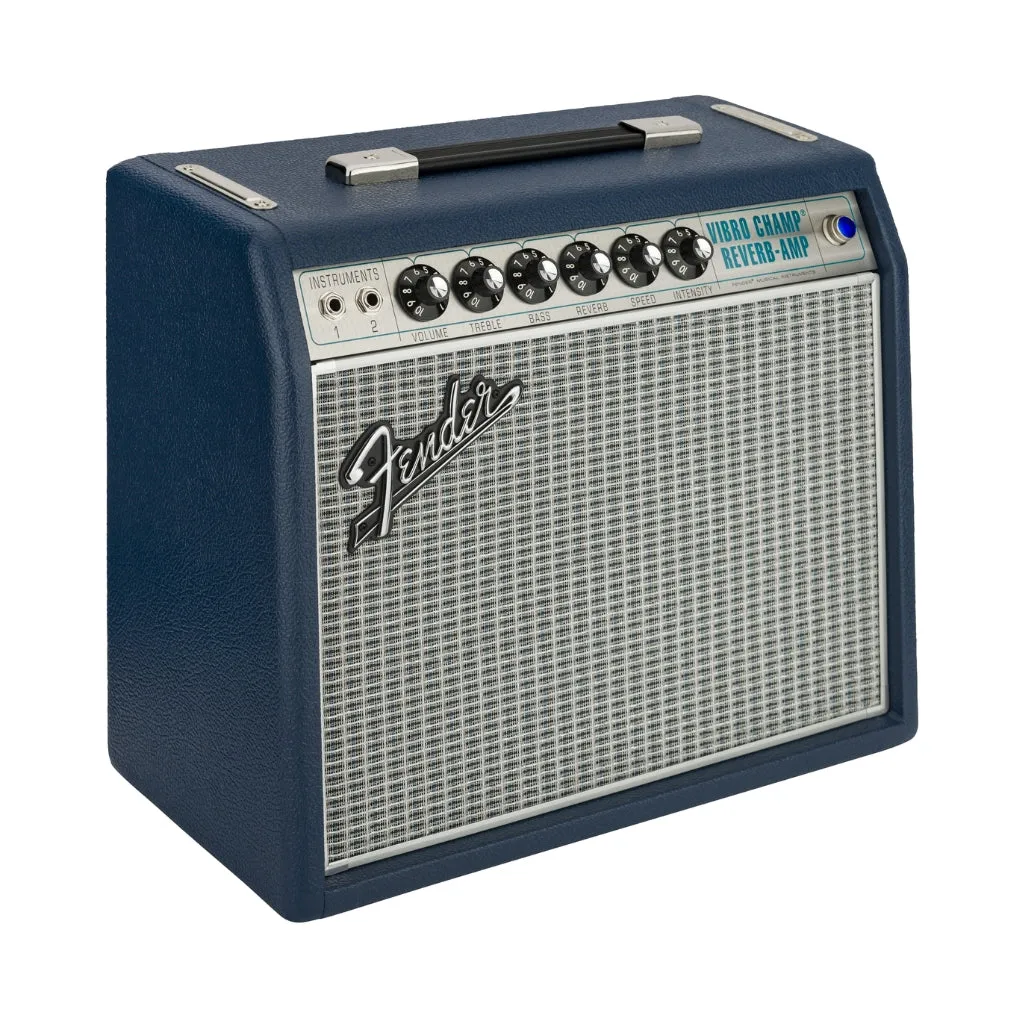 Fender Limited Edition 68 Custom Vibro Champ in Navy Blue