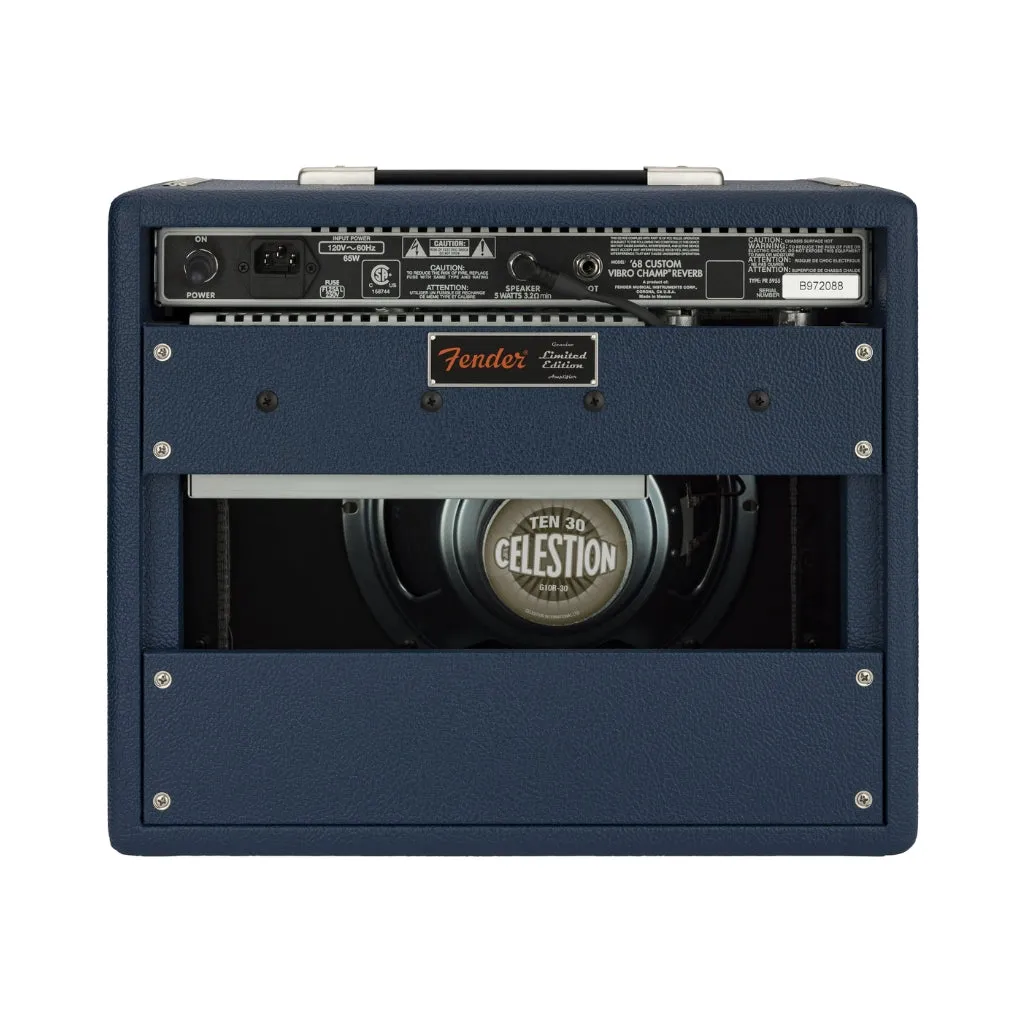 Fender Limited Edition 68 Custom Vibro Champ in Navy Blue