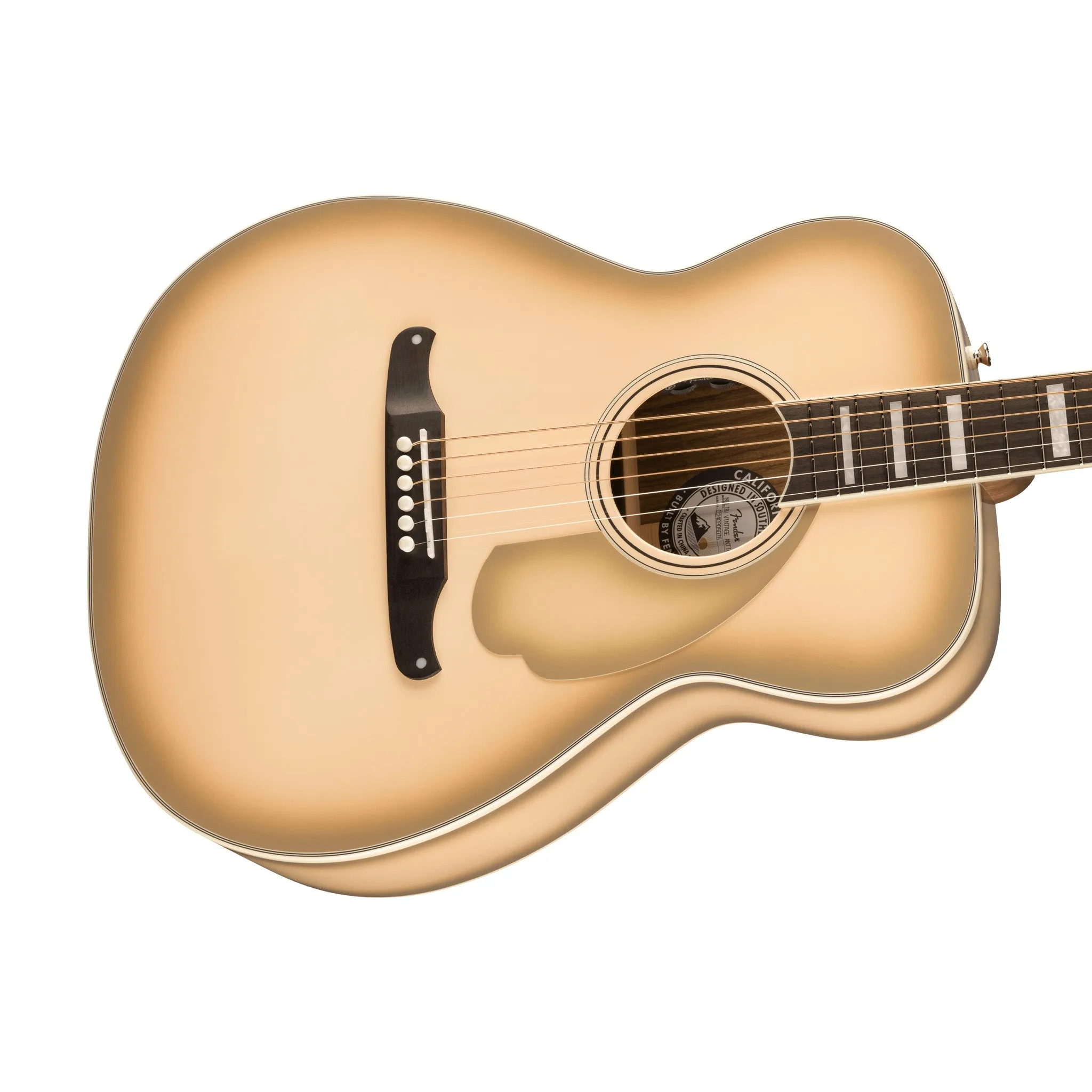 Fender Limited Edition California Vintage Malibu Acoustic Guitar w/Case, Antigua