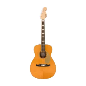 Fender Malibu Vintage Acoustic Guitar w/Case, Aged Natural