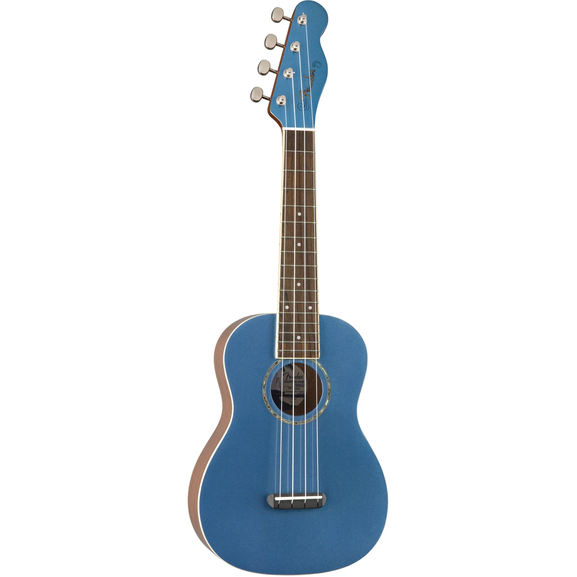 Fender Zuma Classic Concert Ukulele, Lake Placid Blue