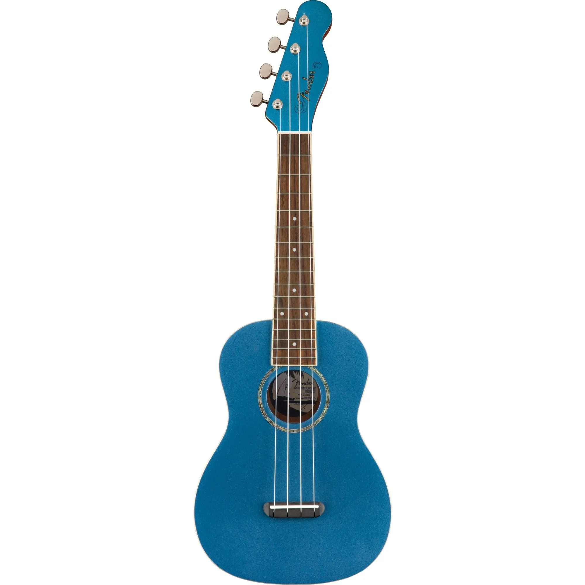 Fender Zuma Classic Concert Ukulele, Lake Placid Blue