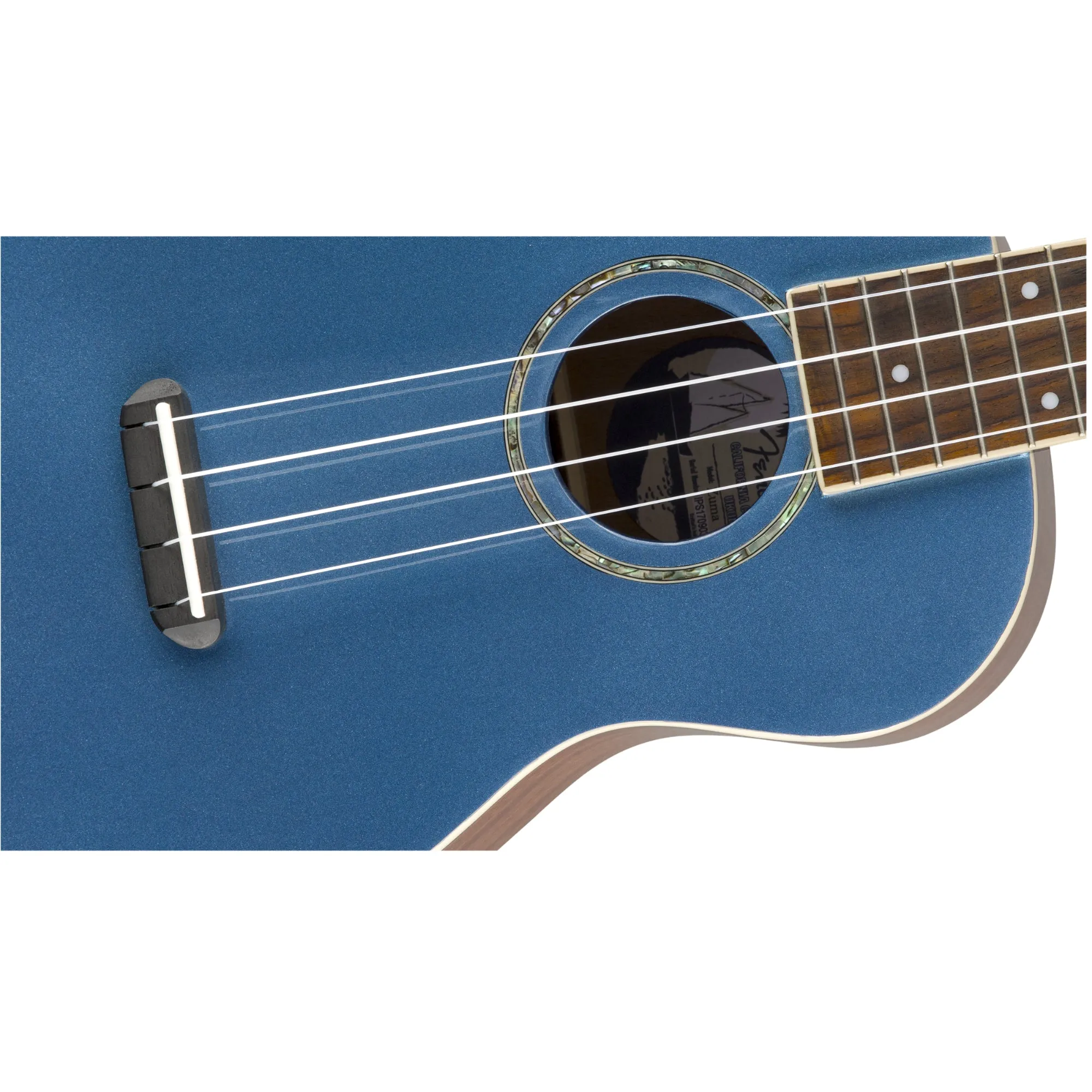 Fender Zuma Classic Concert Ukulele, Lake Placid Blue