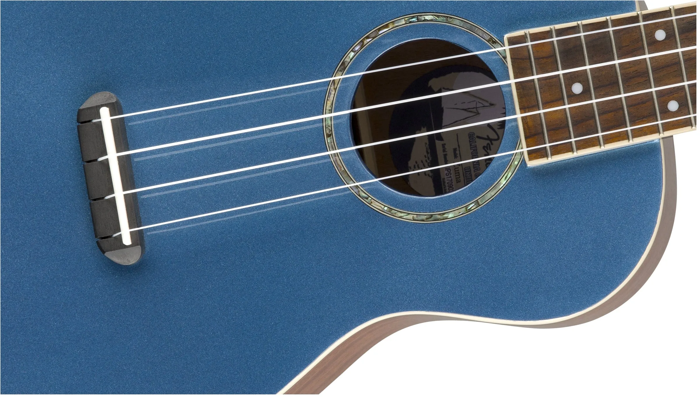 Fender Zuma Concert Lake Placid Blue Ukulele