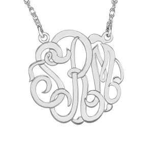 Fink's 40mm Classic Monogram Necklace
