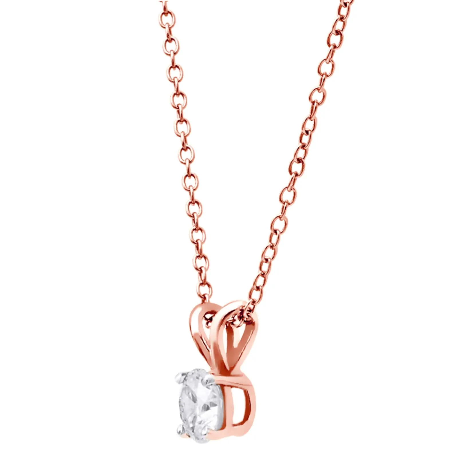 Four-Prong 1/2 Carat Diamond Pendant
