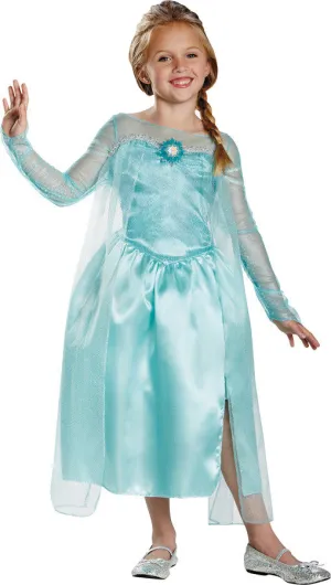 Frozen Elsa Snow Queen 4-6 Child Girls Costume