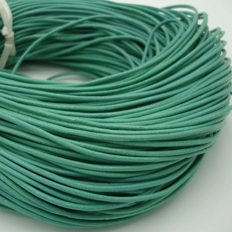 Genuine Leather Cord Round 2 mm Diameter