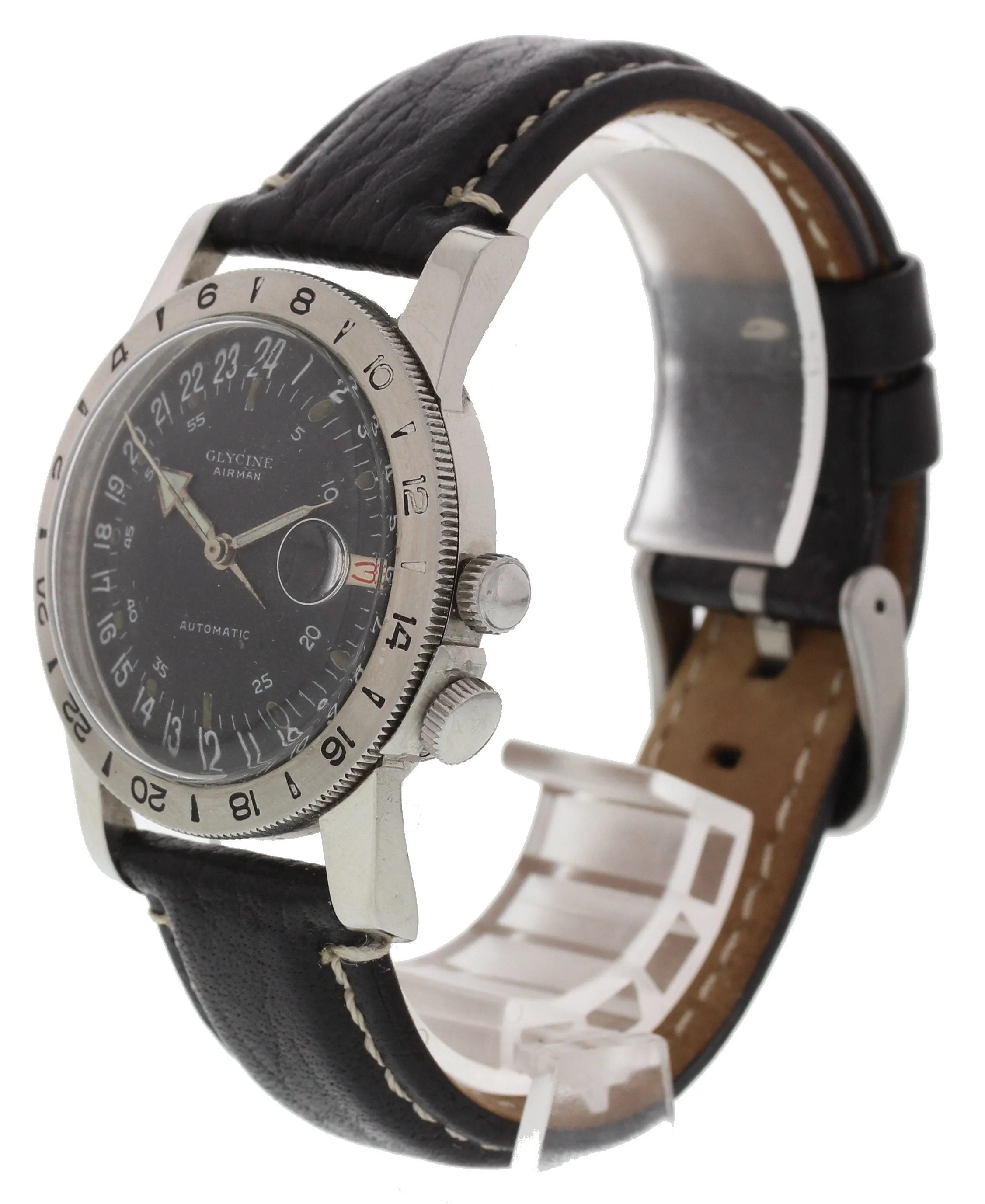 Glycine Airman 24 Automatic Vintage Watch PAT. 314.050