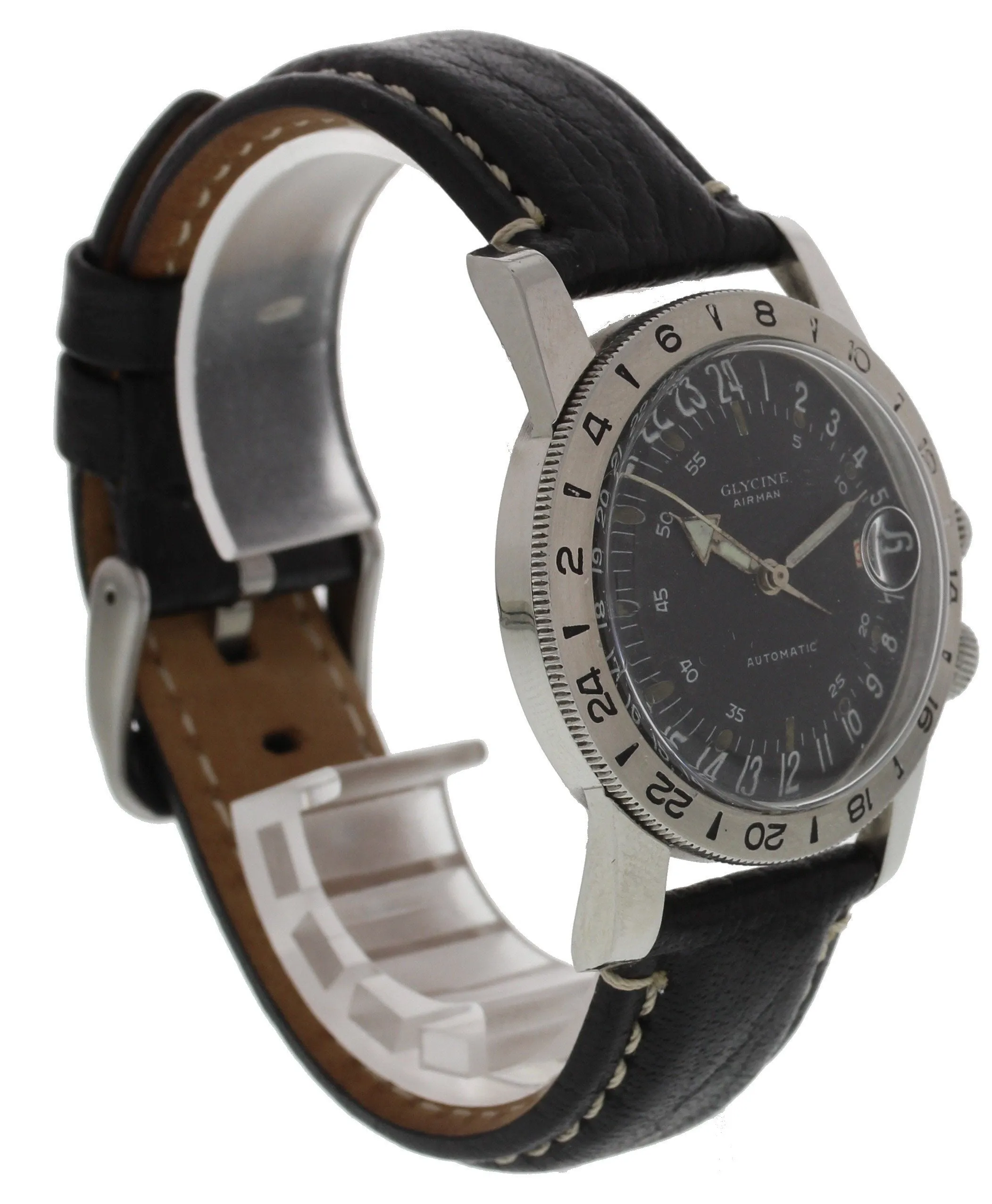 Glycine Airman 24 Automatic Vintage Watch PAT. 314.050