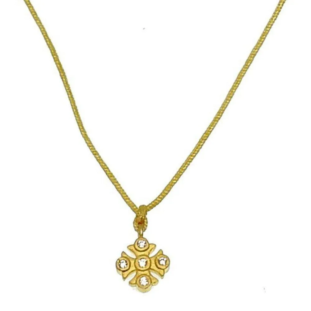 Gold Cord Pendant