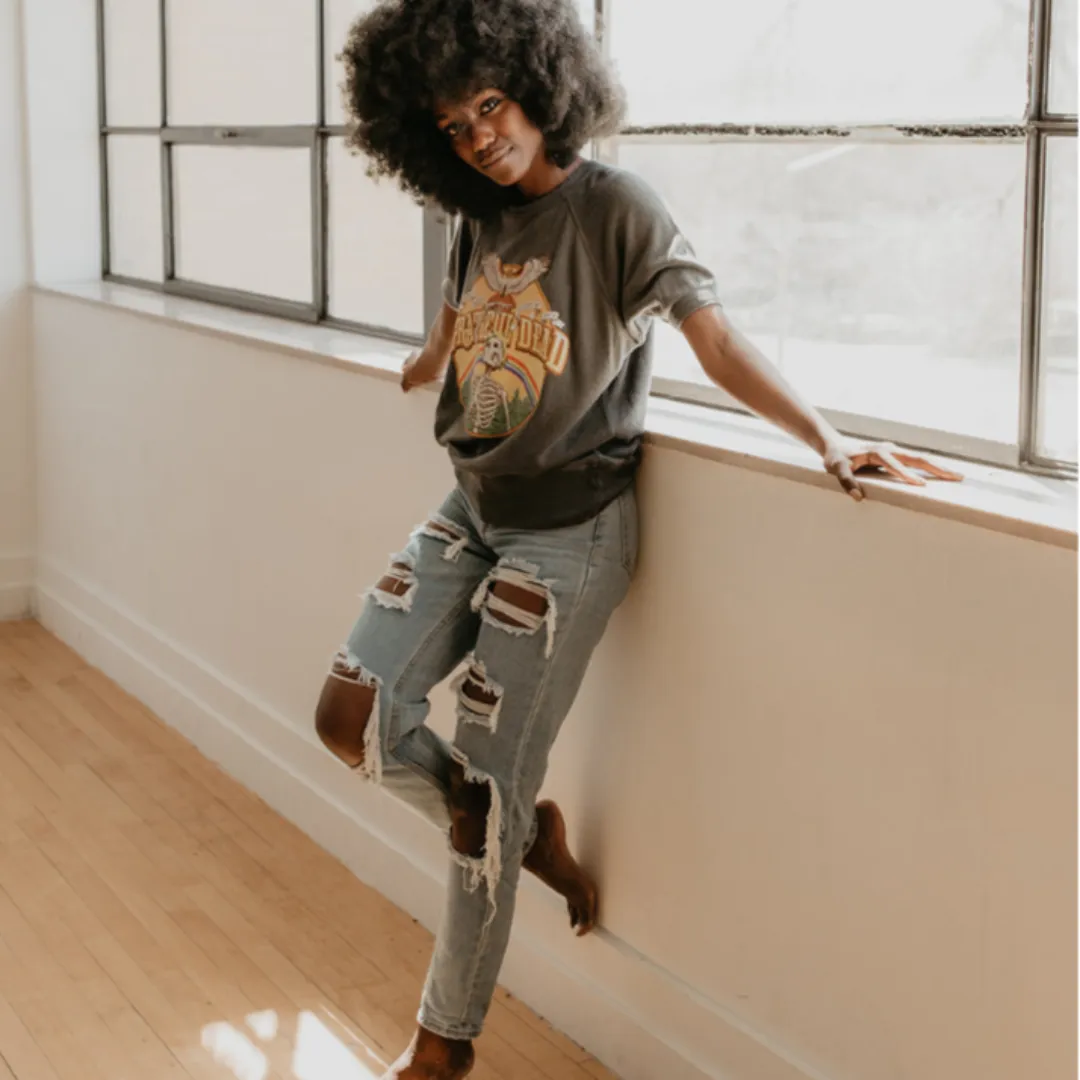 Grateful Dead 1972 Concert Raglan