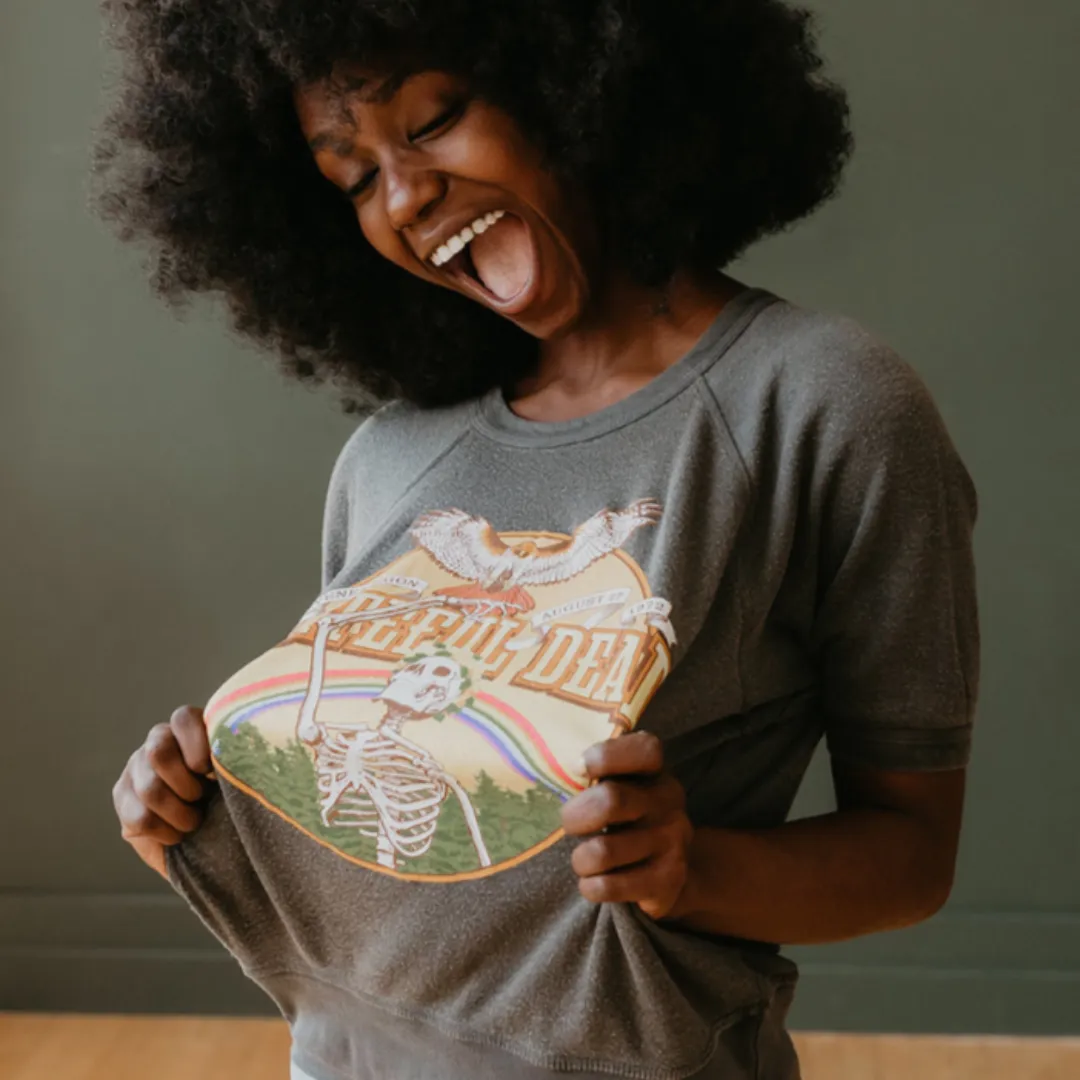 Grateful Dead 1972 Concert Raglan