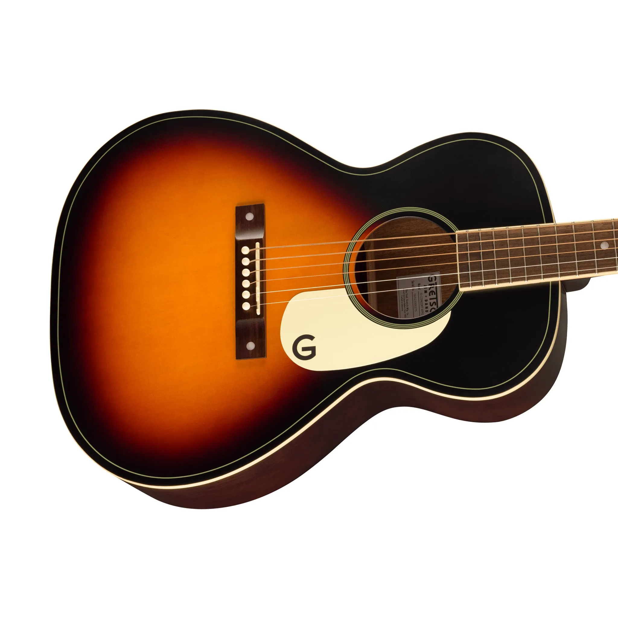 Gretsch Jim Dandy Concert Acoustic Guitar, Rex Burst