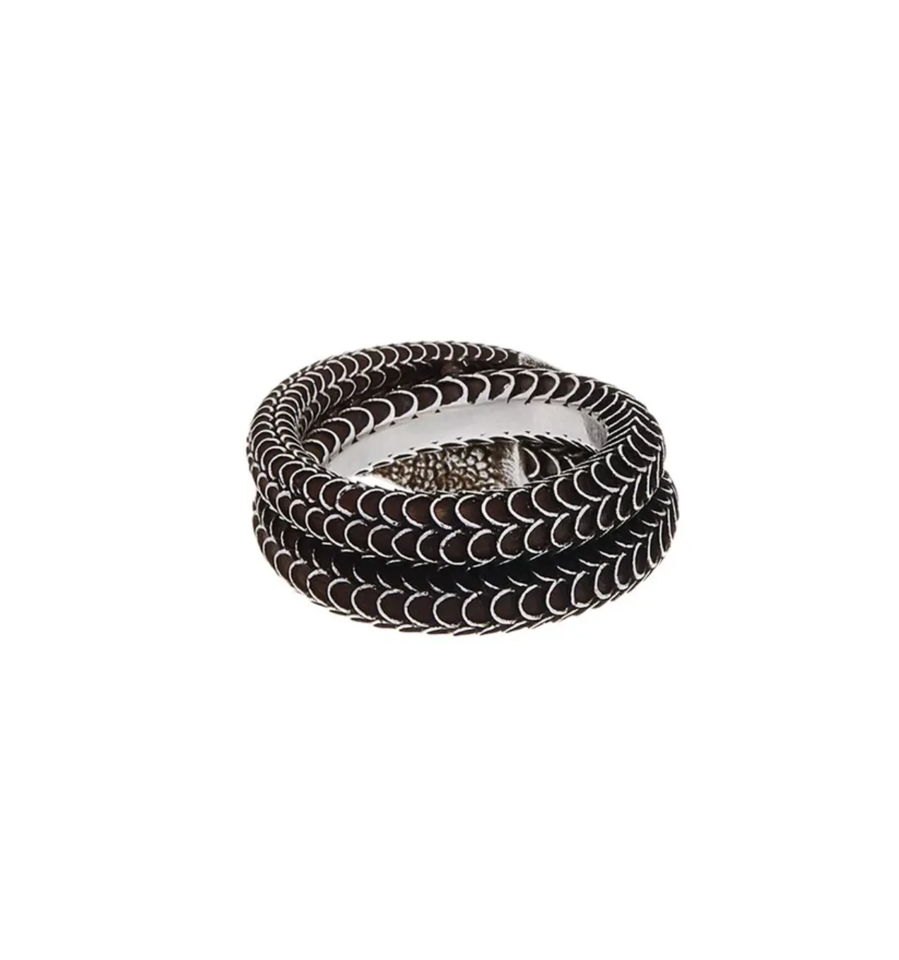 GUCCI- Gucci Garden Sterling Snake Ring, Size-16