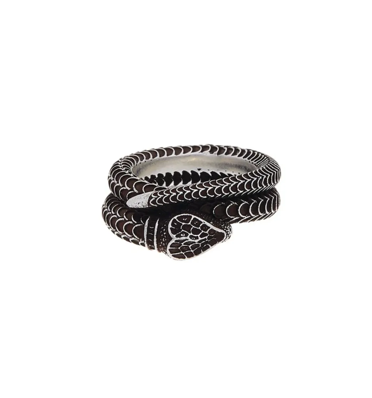 GUCCI- Gucci Garden Sterling Snake Ring, Size-16