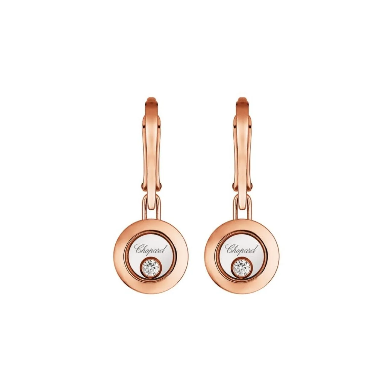 Happy Diamonds Ethical Rose Gold Diamonds Drop Earrings
