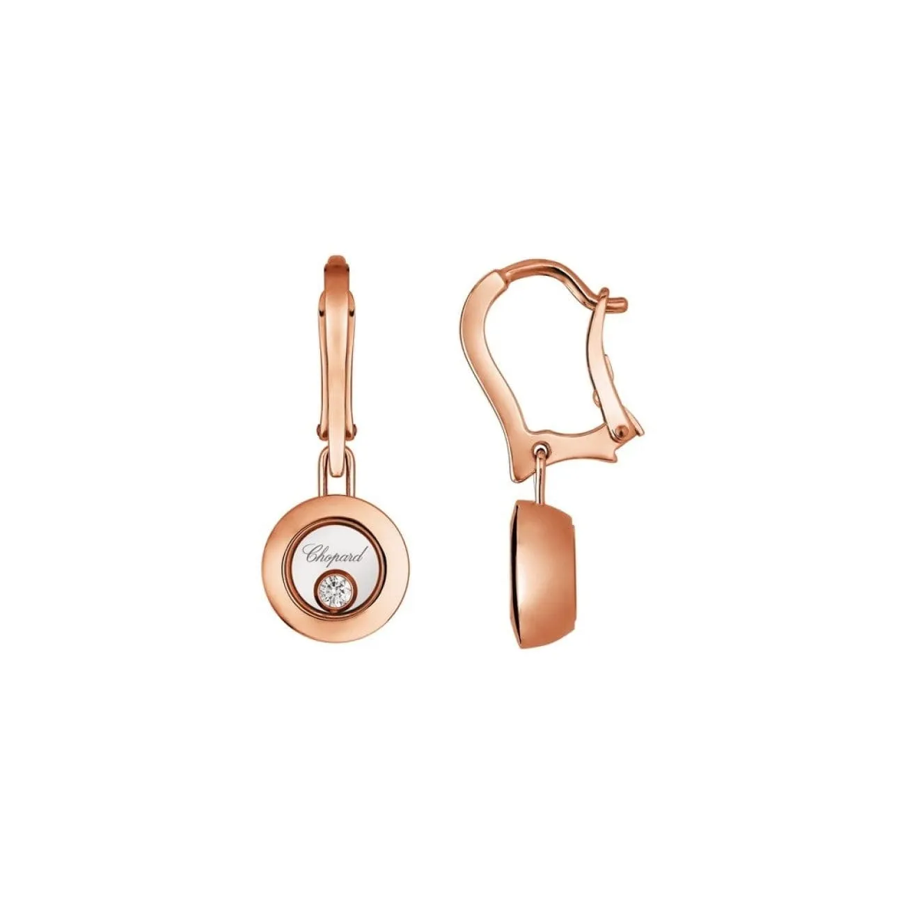 Happy Diamonds Ethical Rose Gold Diamonds Drop Earrings