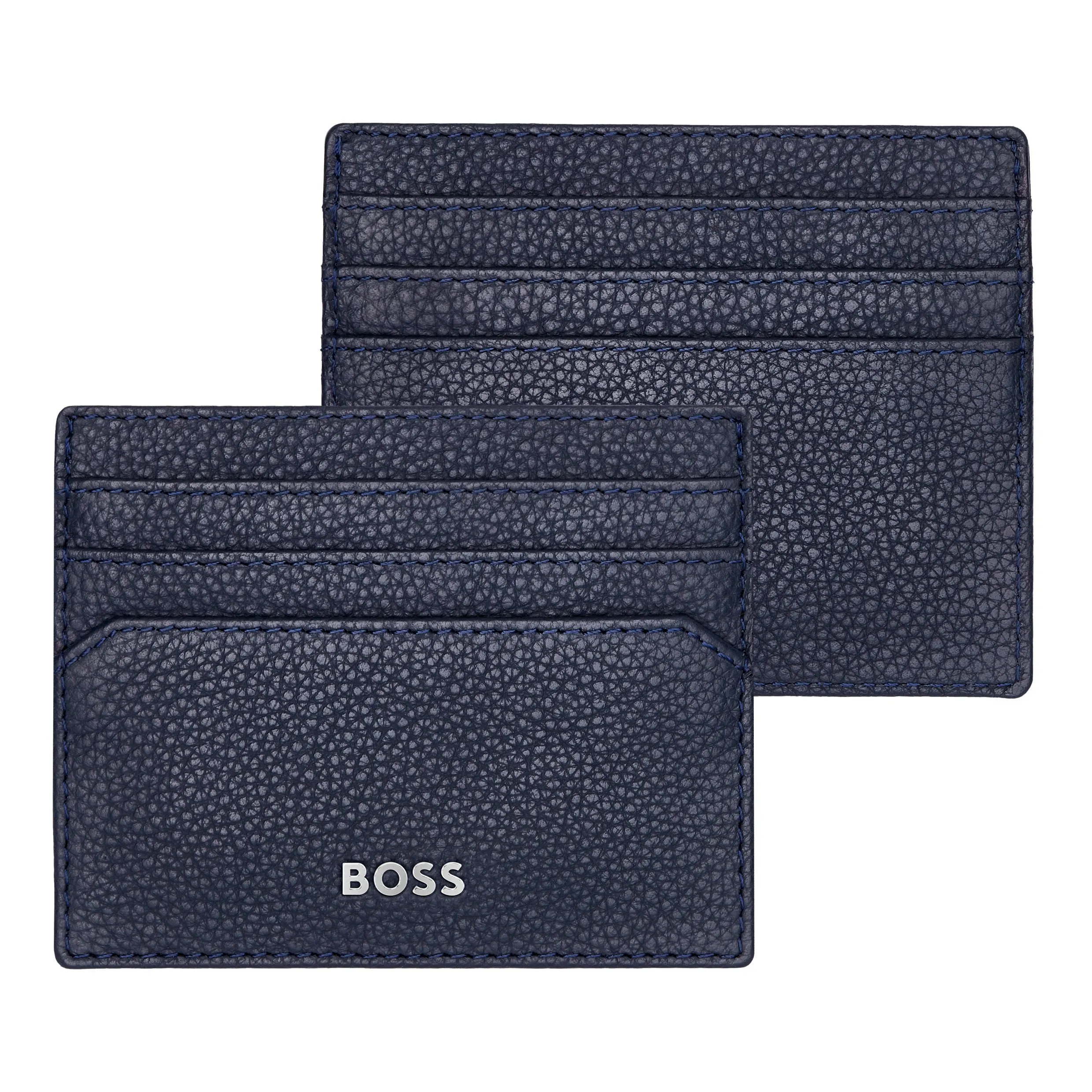 HUGO BOSS HLC416N-Card holder Classic Grained Navy