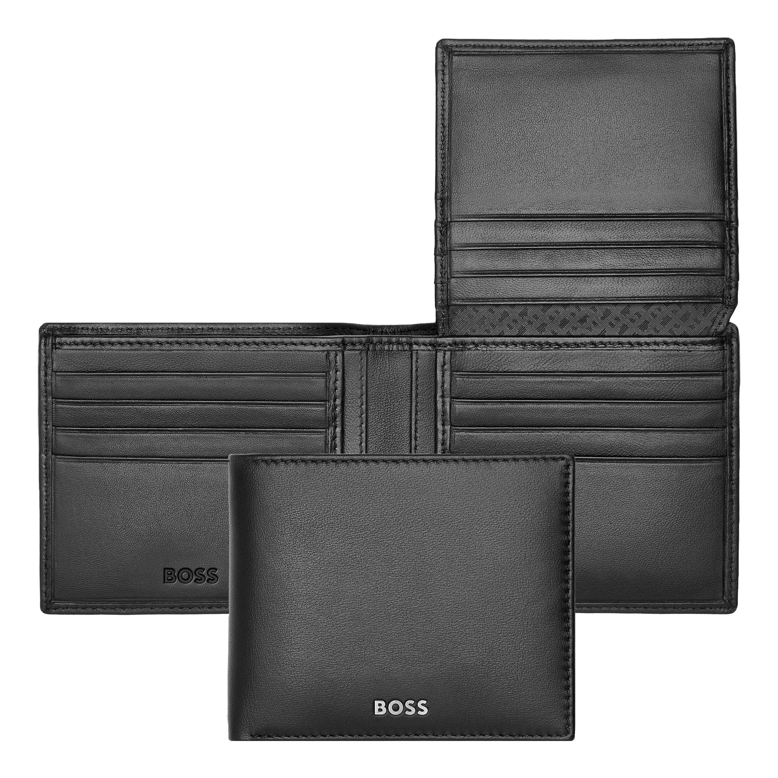HUGO BOSS HLY403A-Wallet with flap Classic Smooth Black