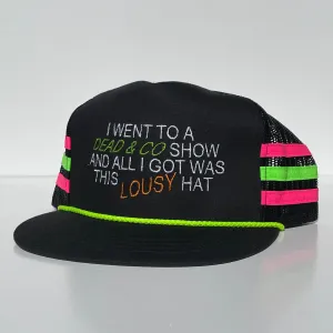 I Went To A Dead & Co Show and All I Got Was This Lousy Hat Vintage Custom Embroidered 3 Stripe Cap Hat