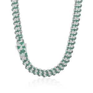 Iced Camouflage Cuban Chain - 12mm
