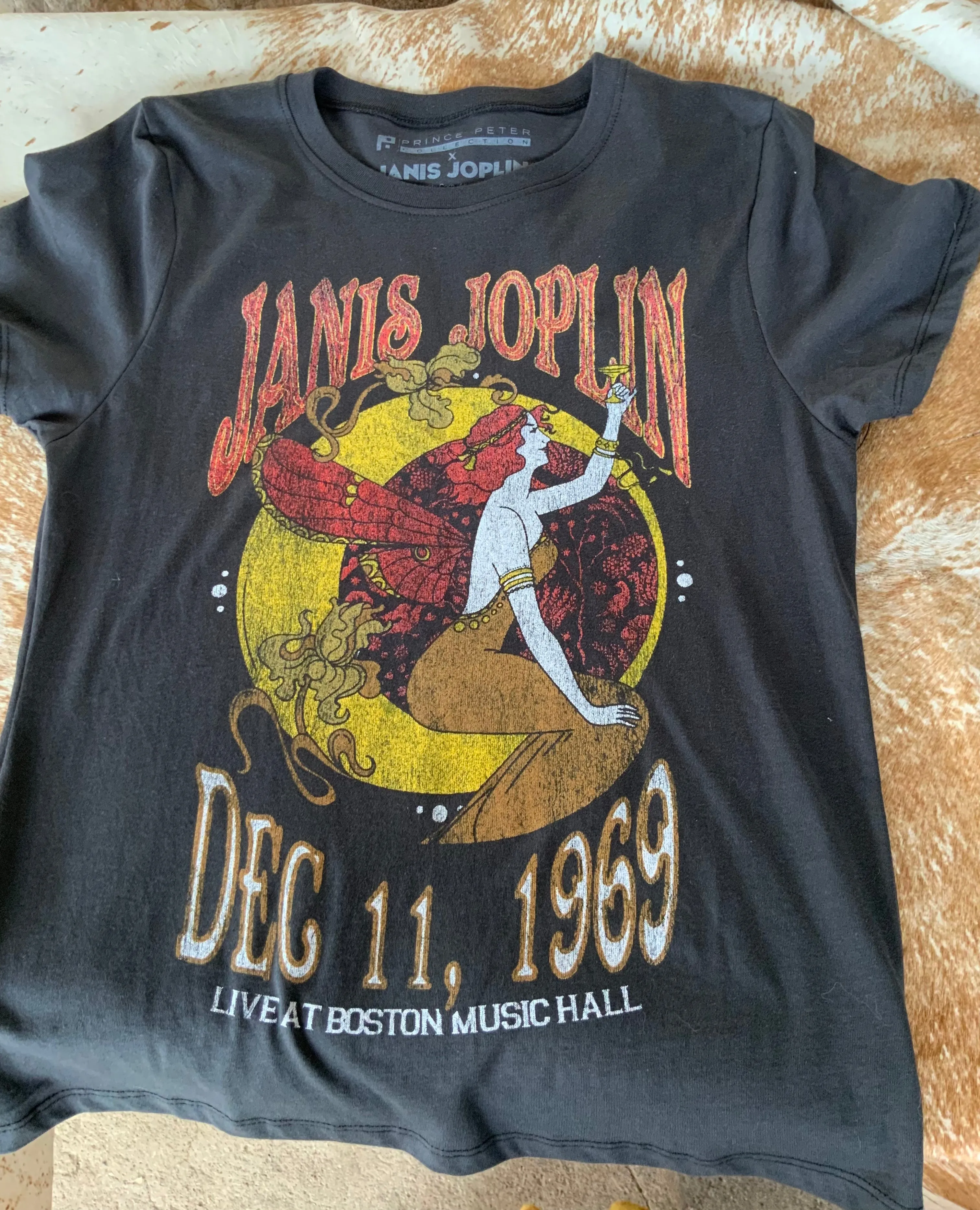 Janis Joplin Vintage Wash Fairies Tee
