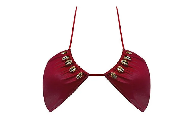 June Halter-Pearl Tie Side Bikini