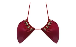 June Halter-Pearl Tie Side Bikini