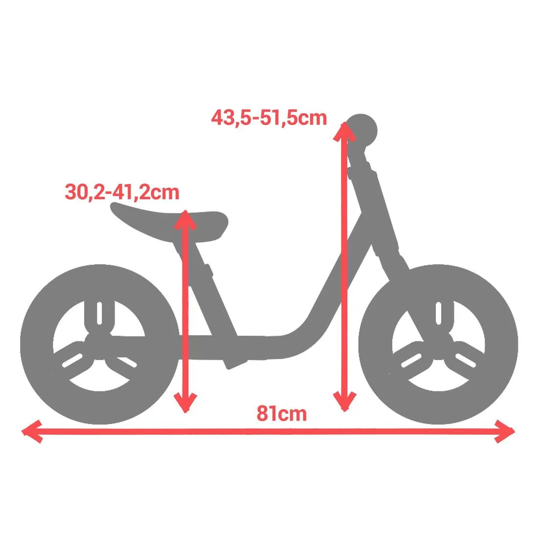 Kids' 10" Balance Bike Runride 500